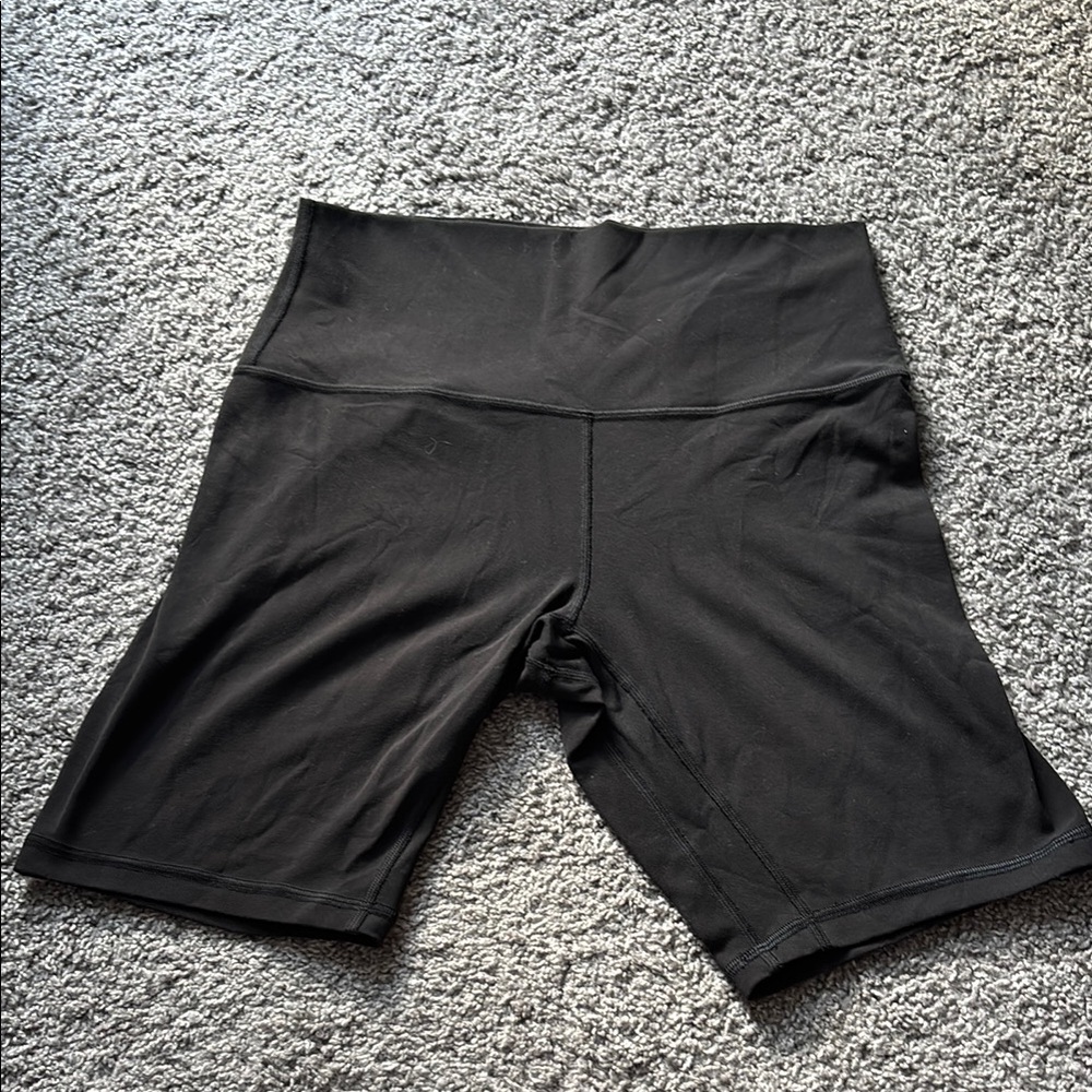 Lululemon Athletica Black Bike Shorts High Waist